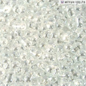 Miyuki Berry Beads 2,5x4,5mm BB0160 Crystal Transparent Luster rainbow ca 9gr